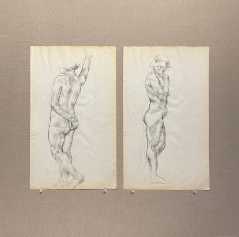 1920s French Student Art Nudes